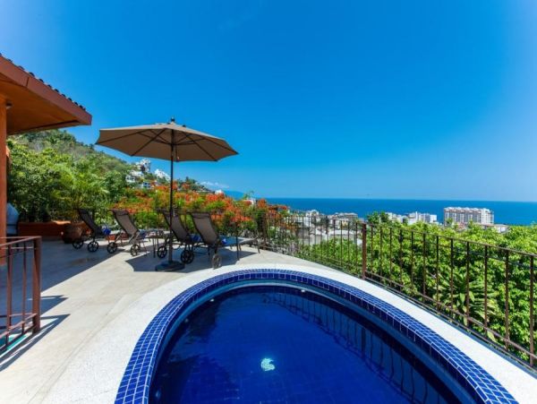 Oceanview Puerto Vallerta Vacation Pool Villa