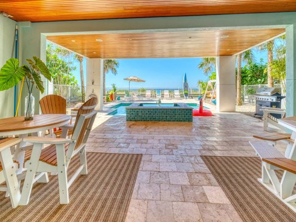 Indian Rocks Beach Vacation Rental - Gulf Coast Luxury Beach House with Pool
