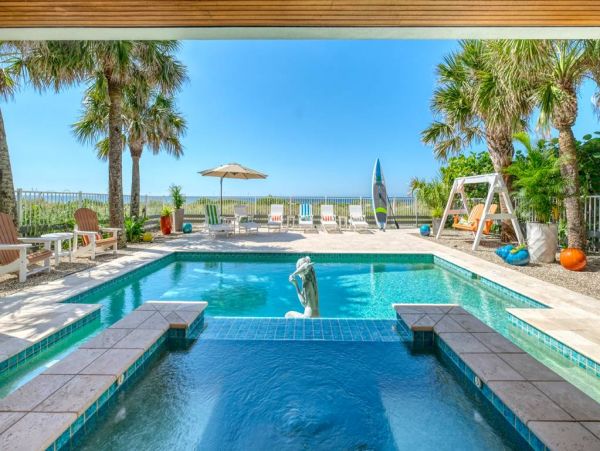 Indian Rocks Beach Vacation Rental - Gulf Coast Luxury Beach House with Pool
