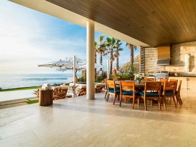 dining area and grill