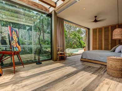 Bedroom with Pool View