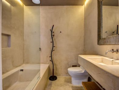 Shower in Tub
