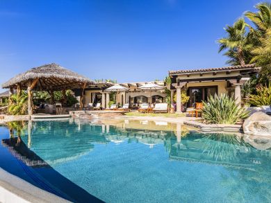 Views of the Sea from this Six Bedroom Cabo Villa
