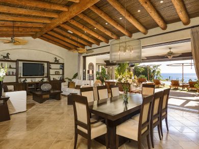 Views of the Sea from this Six Bedroom Cabo Villa