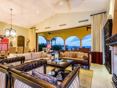 Stunning  Beachfront Five Bedroom Vacation Villa.