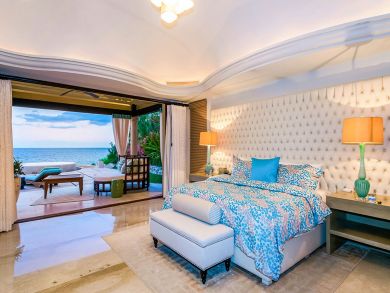 Stunning  Beachfront Five Bedroom Vacation Villa.