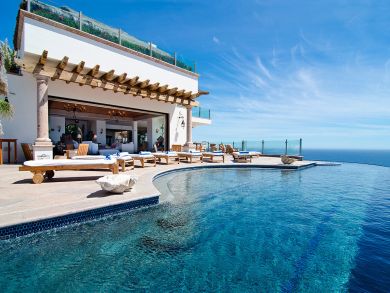 Luxury  9 Bedroom Cabo San Lucas Vacation Villa Oceanfront