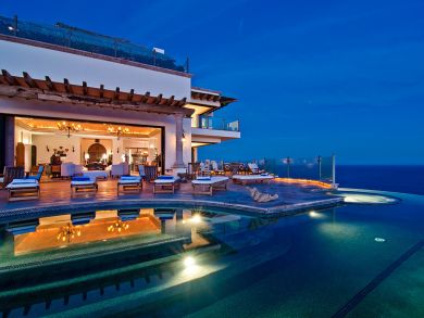Luxury  9 Bedroom Cabo San Lucas Vacation Villa Oceanfront