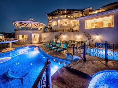 Views of Downtown Cabo and Ocean