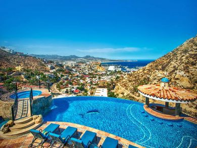 Views of Downtown Cabo and Ocean