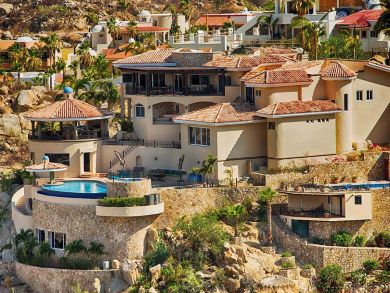 Views of Downtown Cabo and Ocean