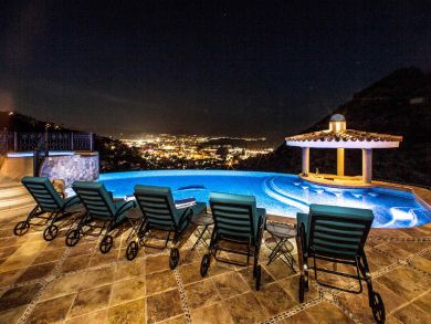 Views of Downtown Cabo and Ocean