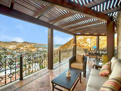 Views of Downtown Cabo and Ocean