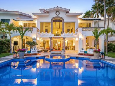 Ocean Front Luxury San Jose del Cabo Villa  Gated Villa