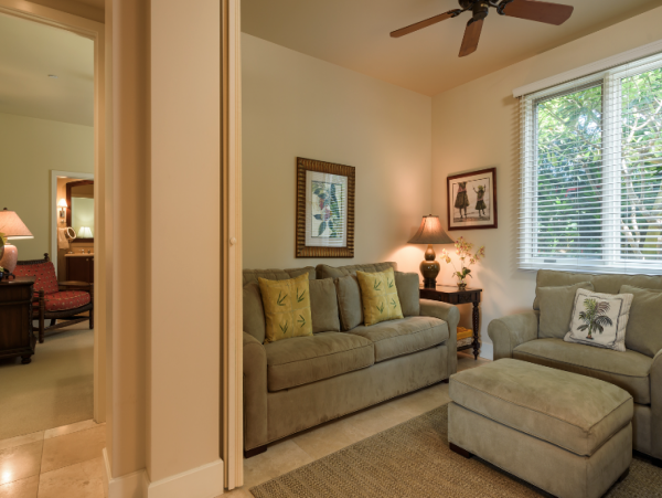 Partial Ocean View at this Two Bedroom + Den Vacation Condo