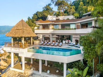 Puerto Vallarta Six Bedroom Oceanfront Vacation Home