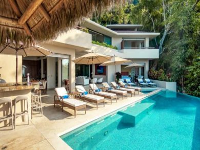 Puerto Vallarta Six Bedroom Oceanfront Vacation Home