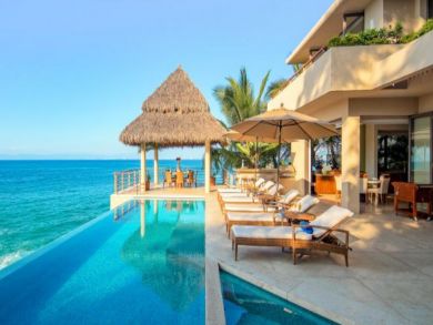 Puerto Vallarta Six Bedroom Oceanfront Vacation Home