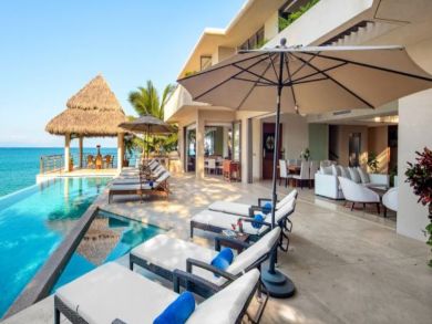 Puerto Vallarta Six Bedroom Oceanfront Vacation Home
