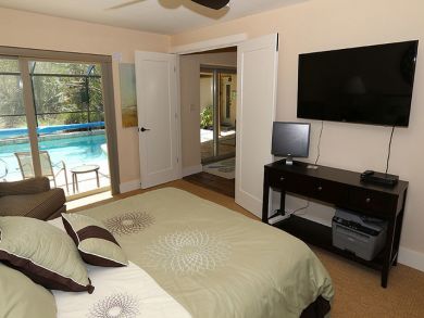Master Bedroom with Flat Screen TV