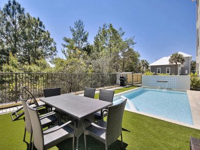 Poolside Seating Area