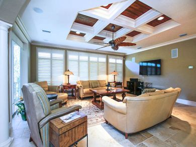Living Room with Flat Screen TV