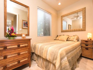 Guest bedroom with beautiful natural light