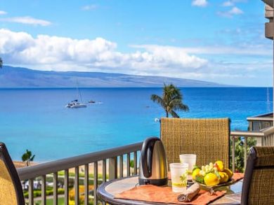 Oceanfront balcony