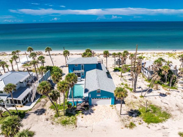 Manasota Key Beachfront Vacation Rental - Luxury Gulf-Front Home with Pool & Ocean Views