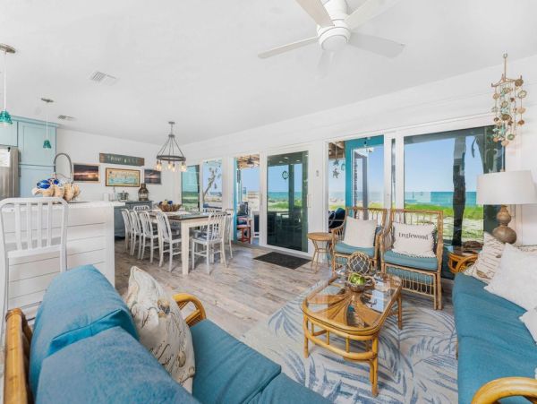 Manasota Key Beachfront Vacation Rental - Luxury Gulf-Front Home with Pool & Ocean Views