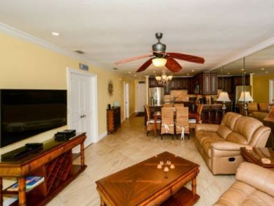 Living Room with Flat Screen TV