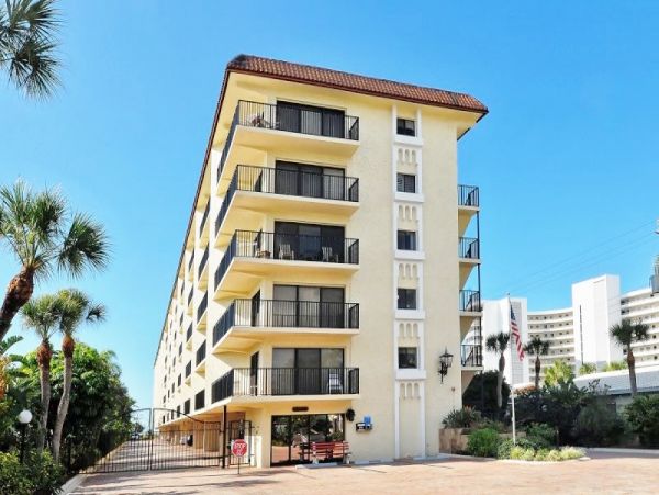 Communal Pool at this Three Bedroom Beach Condo Siesta Key