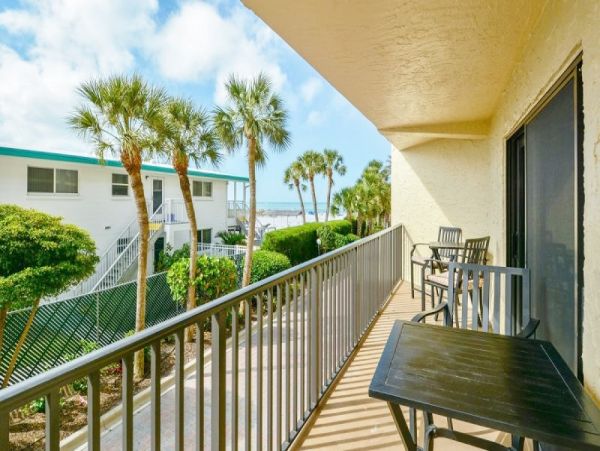 Communal Pool at this Three Bedroom Beach Condo Siesta Key