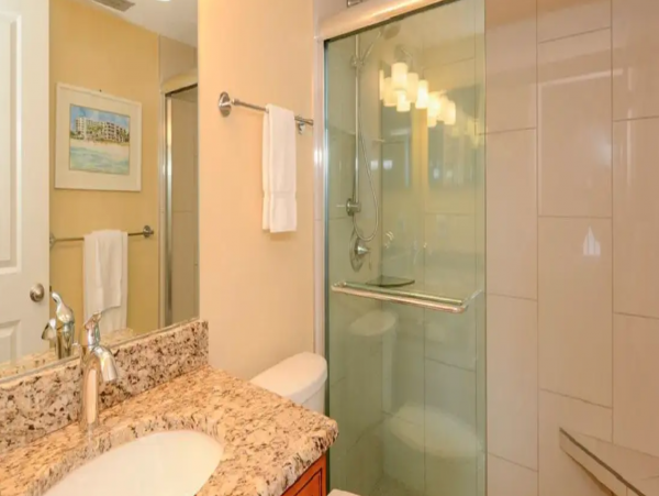 Communal Pool at this Three Bedroom Beach Condo Siesta Key