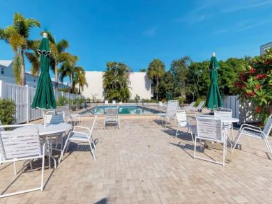 Pool Deck with Outdoor Table Sets