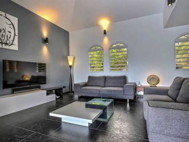 Flat Screen TV in Living Room