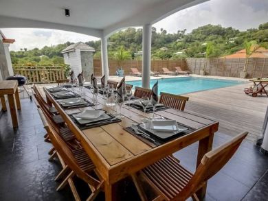 Covered Seating Area