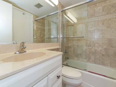 Bathroom with Shower Over Tub