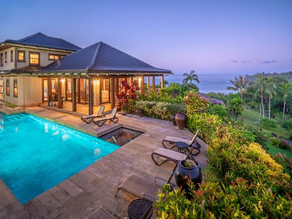 Stunning Princeville Rental: Ocean Views, Pool, & Comfort