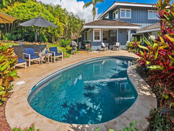 Four Bedroom Koloa Vacation Villa Sleeps 8 Private Pool