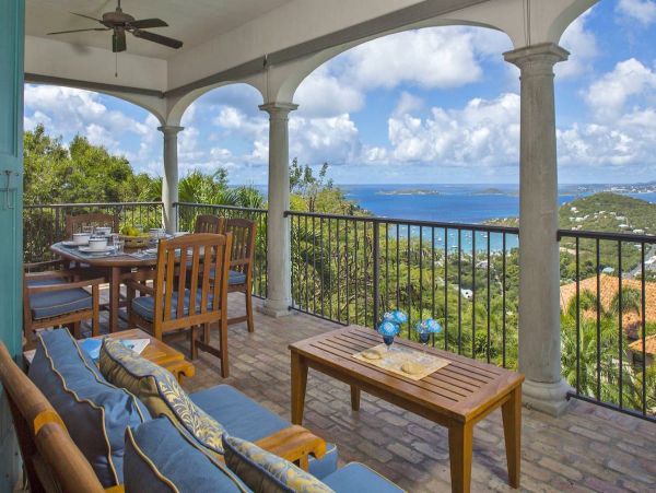 Four Bedroom Luxury St. John Vacation Villa Sleeps 10