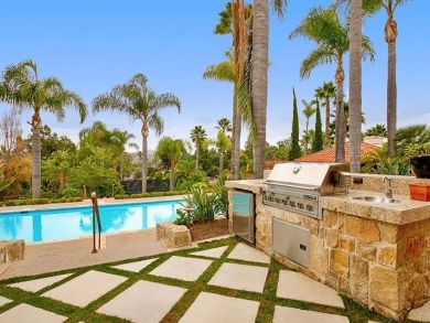 BBQ Grill Next to Pool