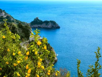 Two Bedroom One Bathroom Vacation Rental in Praiano Italy