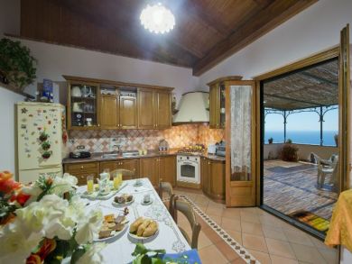 Two Bedroom One Bathroom Vacation Rental in Praiano Italy
