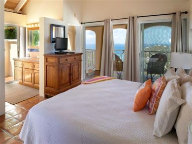 Full Ocean Views and at this Caribbean Pool Villa In St John