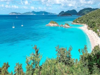 Full Ocean Views and at this Caribbean Pool Villa In St John