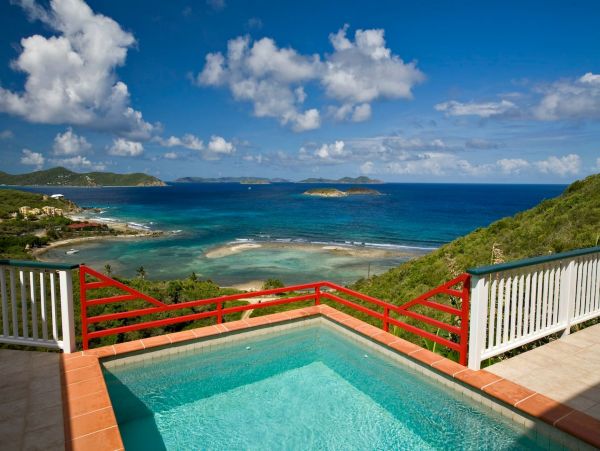 Luxury Five Bedroom St. John Villa with Guest Cottage and Views