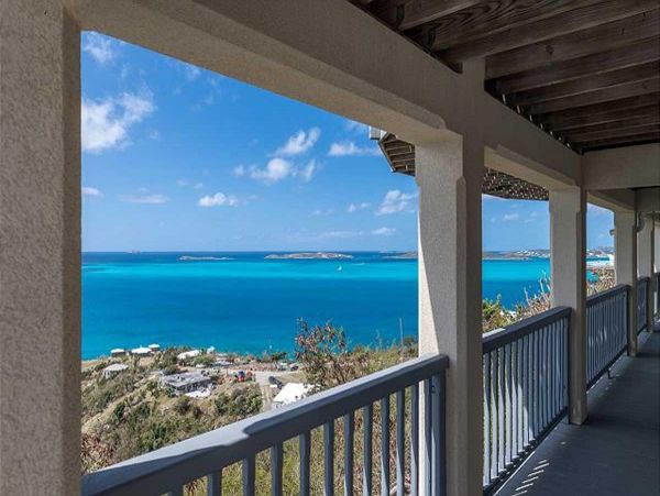 Great St. John Three Bedroom Vacation Villa Panoramic Sea Views