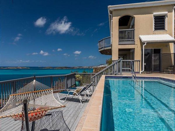Great St. John Three Bedroom Vacation Villa Panoramic Sea Views