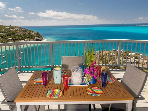 Great St. John Three Bedroom Vacation Villa Panoramic Sea Views